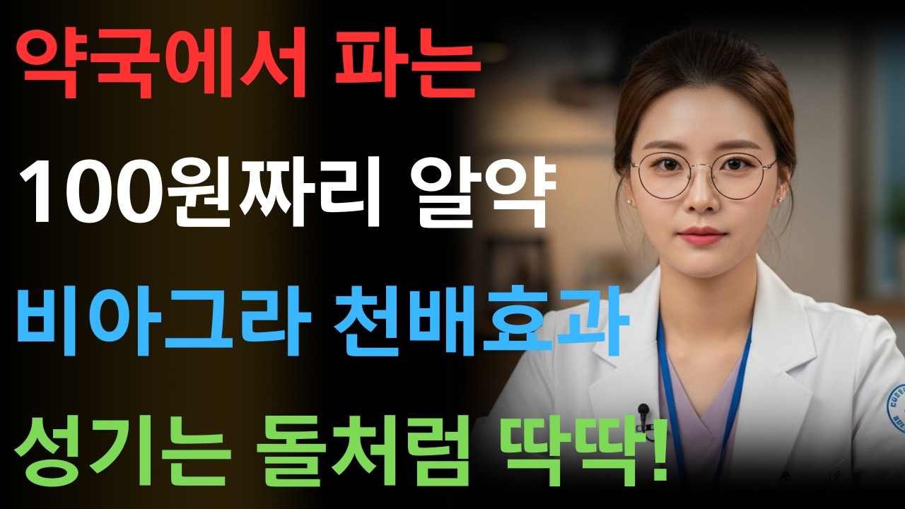 약국에서 파는 100원짜리 알약 하나가 남자의 활력을 되살립니다! l 황혼의성 l 시니어성지식 l 오디오북