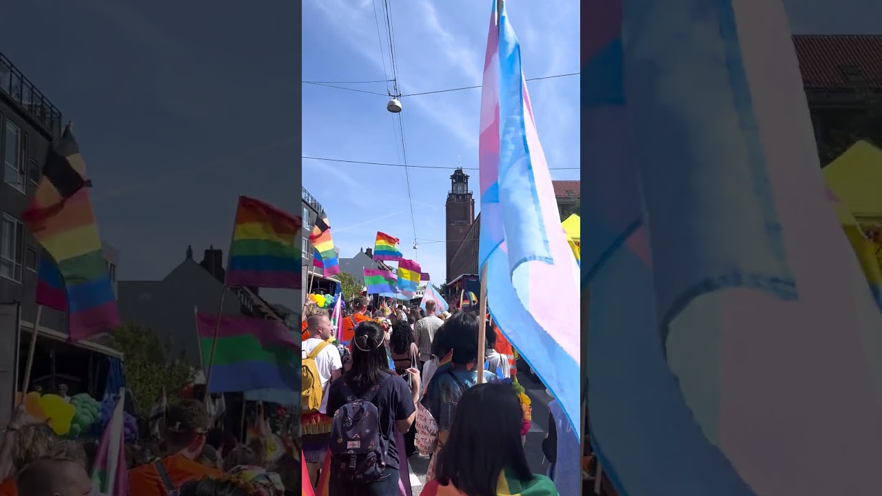 Copenhagen Pride Parade 2023 #shorts #prideparade #copenhagen #diversity