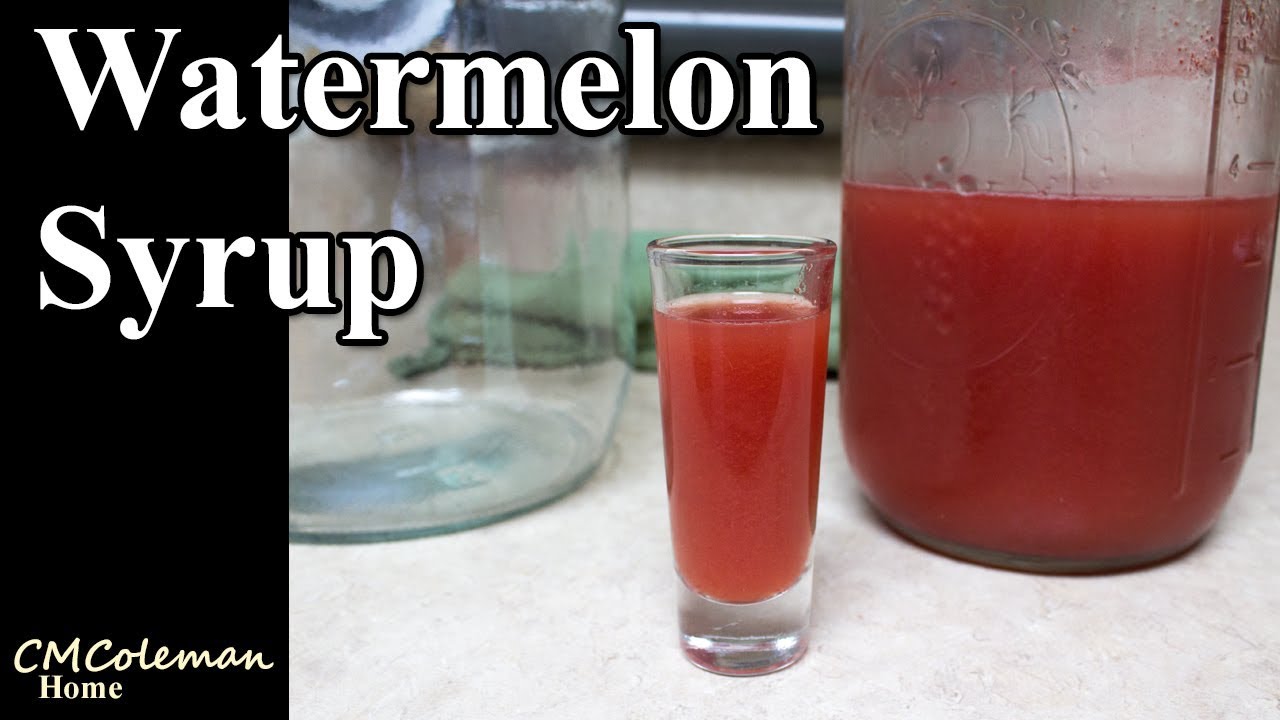 How to make Watermelon Syrup