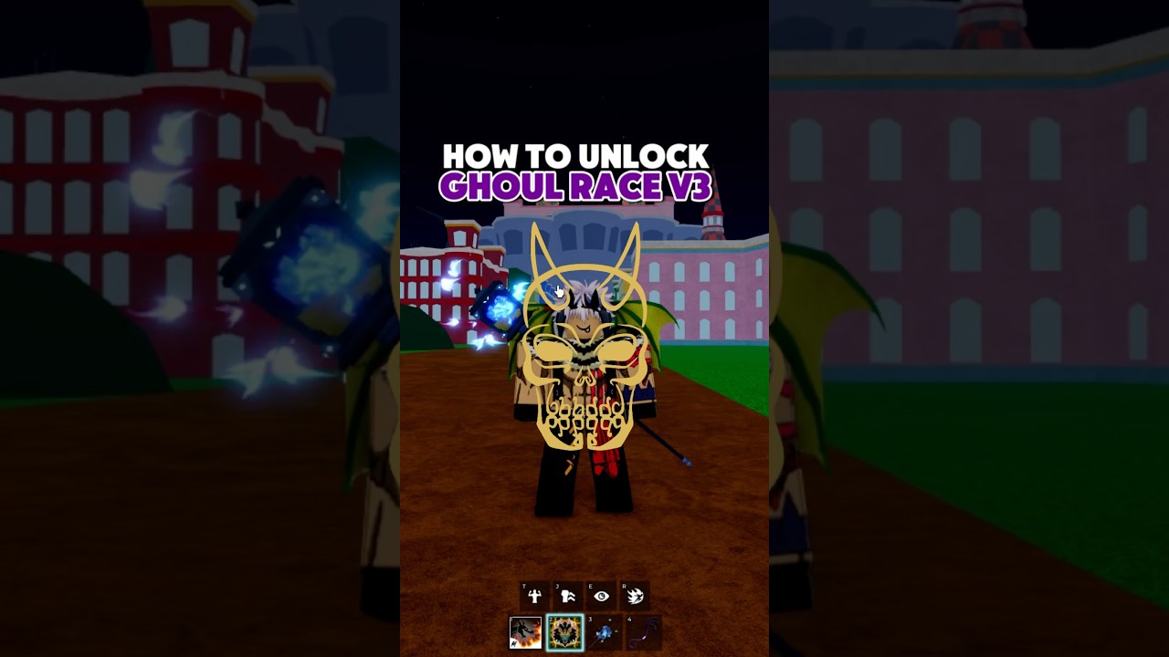 Часть 33 | Как разблокировать расу гулей v3! 🧛 #foryou #foryoupage #roblox #bloxfruits #ghoul #v3...