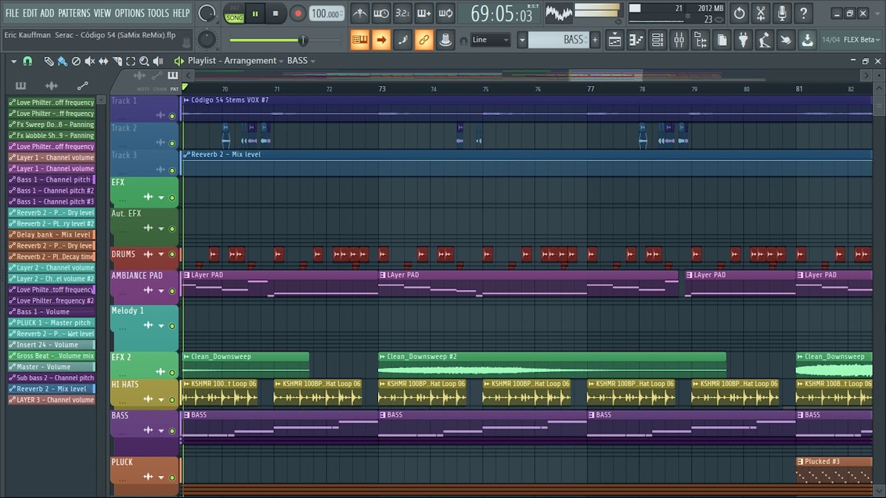 Eric Kauffmann & S3RAC - Código 54 (SaMix Remix) - 6to Lugar - FL Studio Playthrough