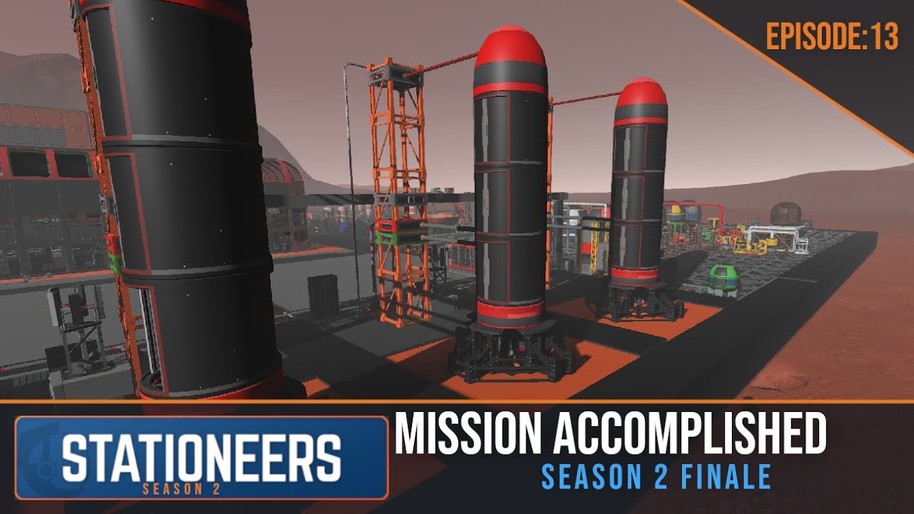 Rocket Success, Liquid Nitrogen & Season Finale | Stationeers Episode 13