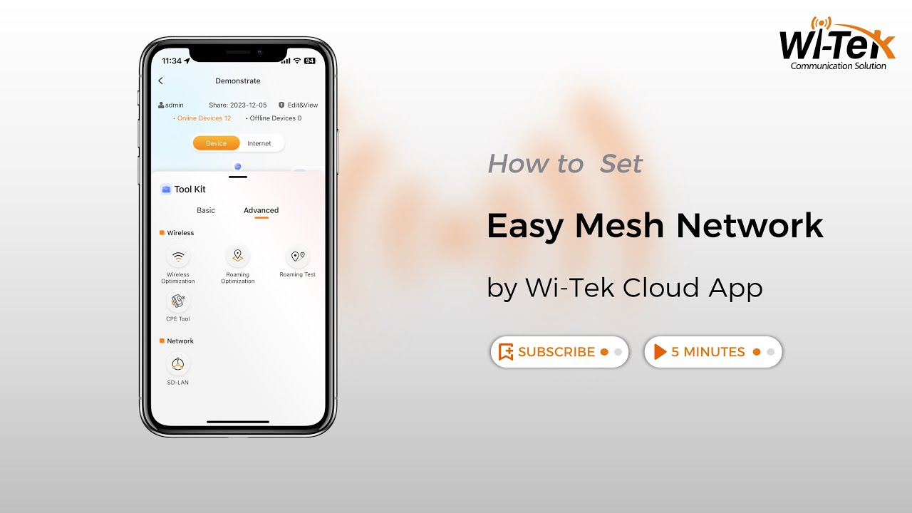 Cómo configurar Easy Mesh Network con la aplicación en la nube Wi Tek