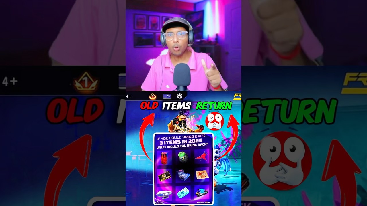 Old Item Return Free Fire 2025 😲 #shortsfeed #freefire #gataonly