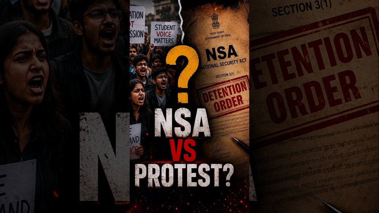 NSA Order: Kya Students Protestors Khatre me hai? #nsa  #cjp #cjpprotest #delhipolice #shortsfeed