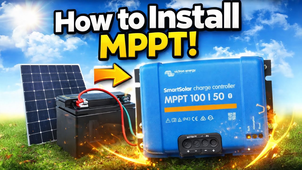How to EASILY Install Victron MPPT Charge Controller!