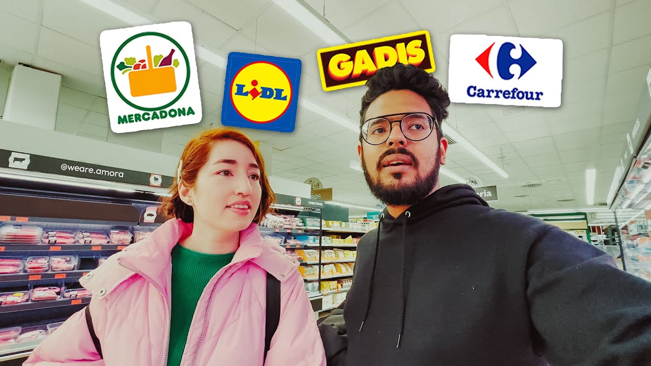 SUPERMERCADOS en España 🇪🇸 ¿Cuál es MEJOR? | Mercadona - LIDL - Carrefour - Gadis