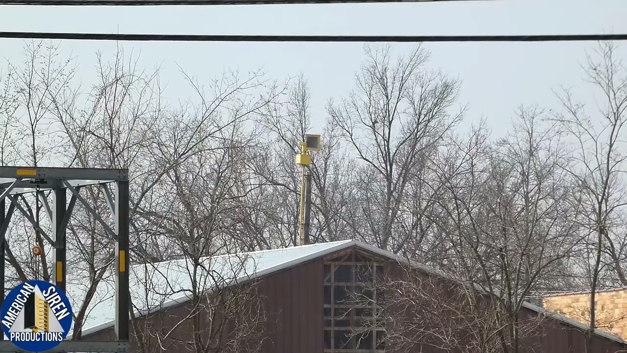 Federal Thunderbolt 1003 Siren Test, Murphysboro, IL (Illinois Statewide Tornado Drill 2026) 