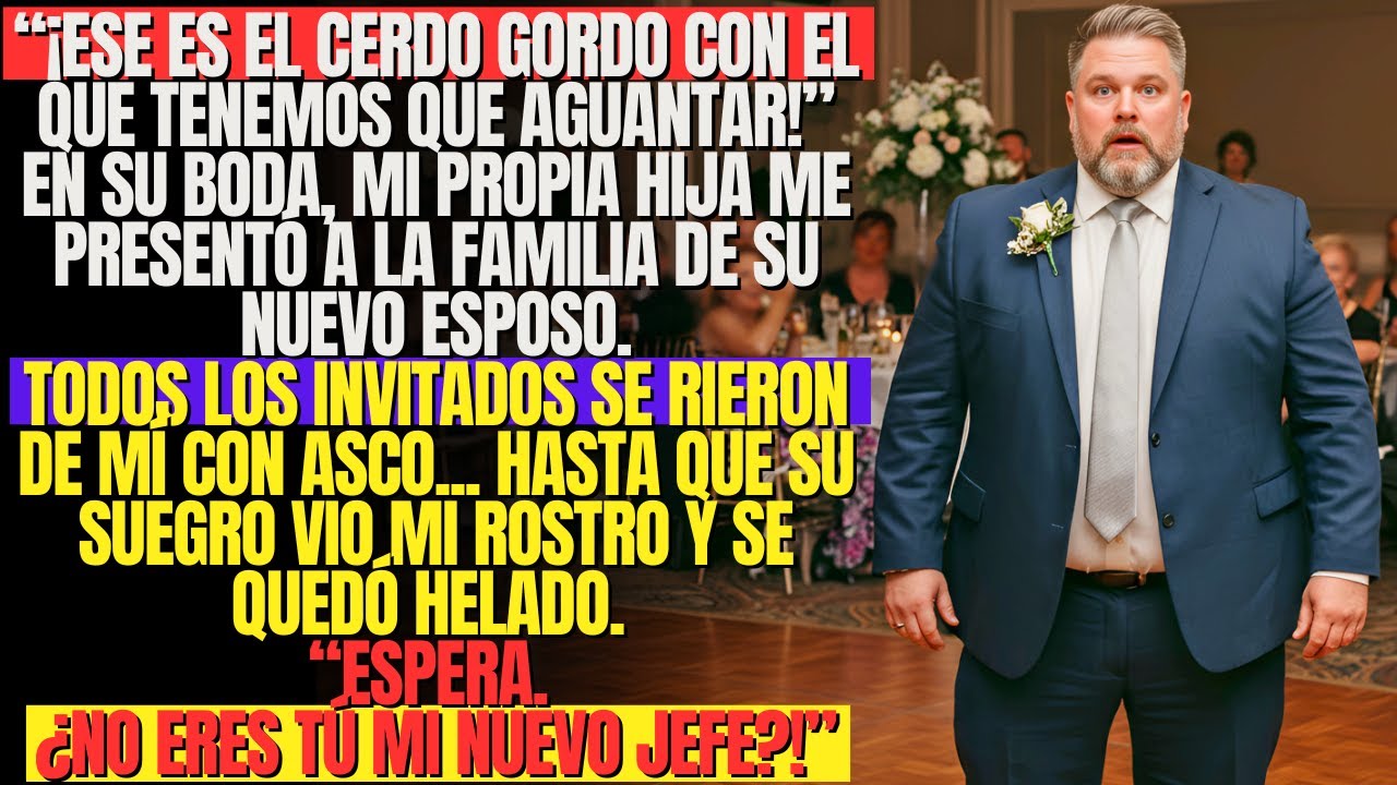 Mi hija me llamó cerdo gordo en la fiesta, hasta que su suegro vio que yo era el millonario...