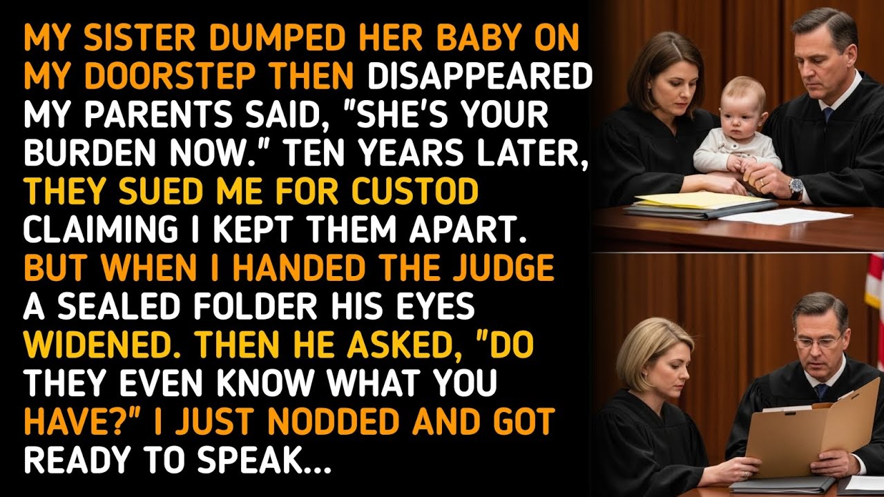 MY SISTER DUMPED HER BABY ON MY DOORSTEP THEN DISAPPEARED MY PARENTS SAID, 