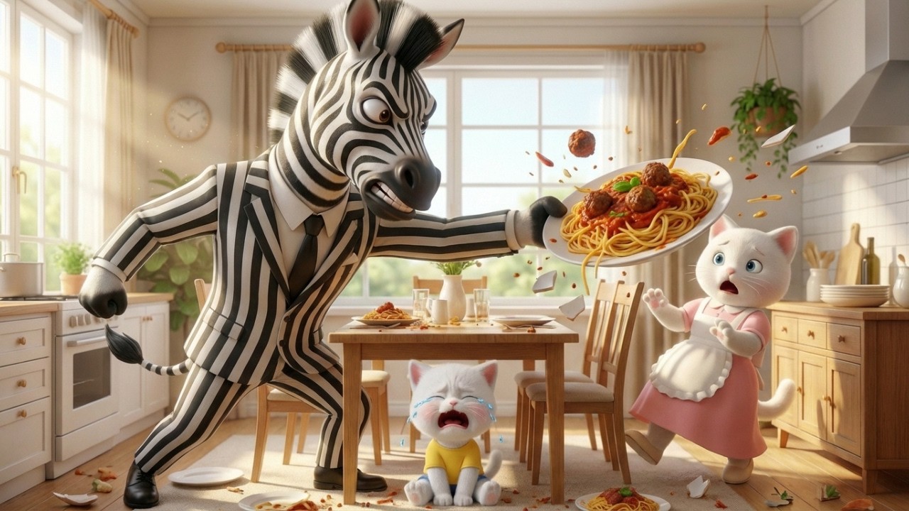 Selfish Zebra Dad  Picks Modeling Over Family – Instantly Karma Hits!