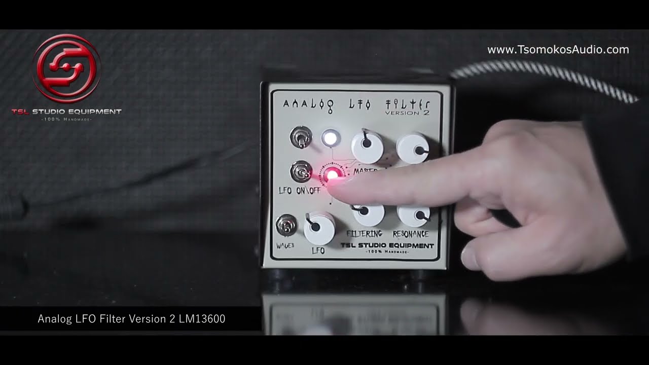 Analog LFO Filter V2 with LM13600 and 50 Complex Unique Waveforms y TSL Studio Equipment