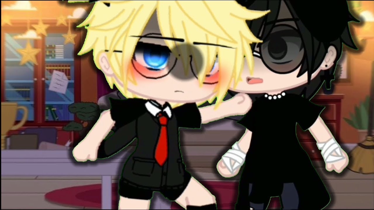 Si tal vez fuera más lindo 🥀💫||•SasuNaru•||Abril Coffe//Gacha Club [Meme]