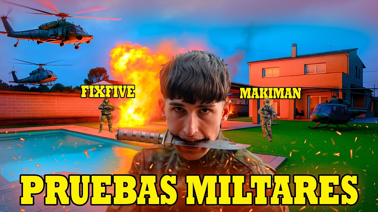 ENTRENAMIENTO MILITAR REAL con MI EQUIPO: &iexcl;CASI SE RINDEN! 