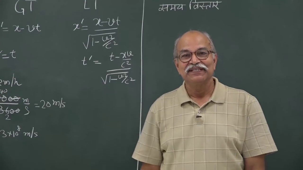 W3 02 Time Dilation for Light  beam clock  |HC VERMA | GDS K S