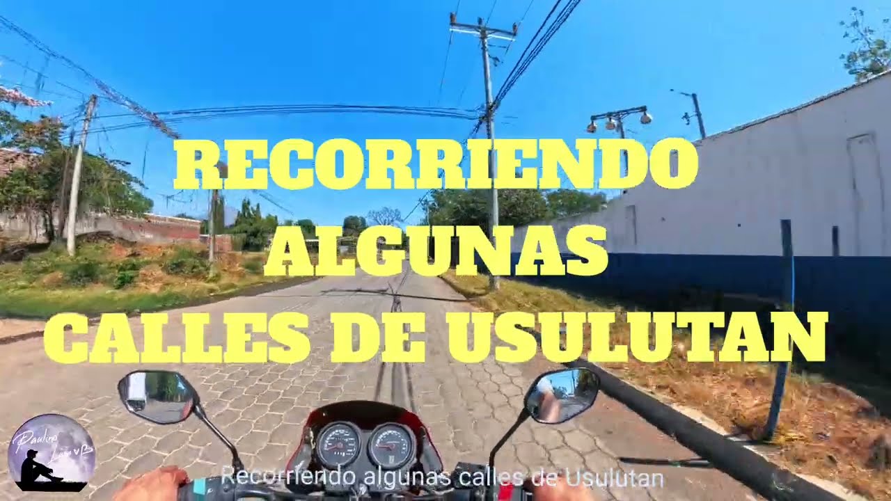 Recorriendo algunas calles en Usulutan El Salvador 