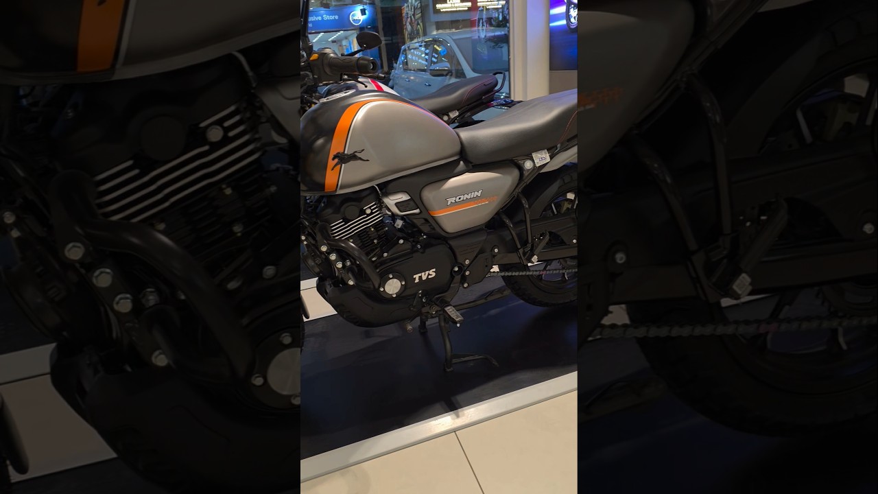 New 2025 TVS Ronin Mid - Charcoal Ember