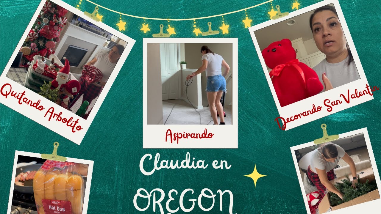 Vlog #18 Quitando el Arbolito, decorando de San Valentin y haciendo hot dogs ☺︎