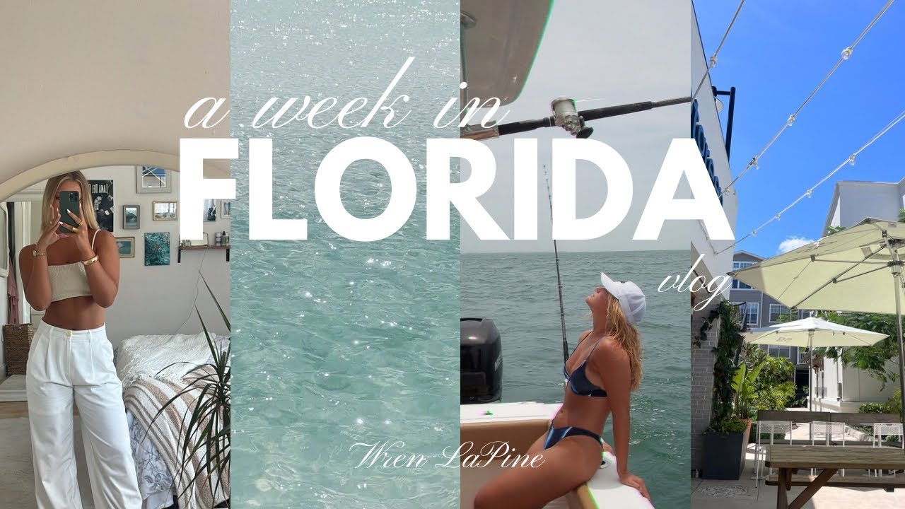 back in florida 🤍✨🍋‍🟩{ boating, work, going to the beach}