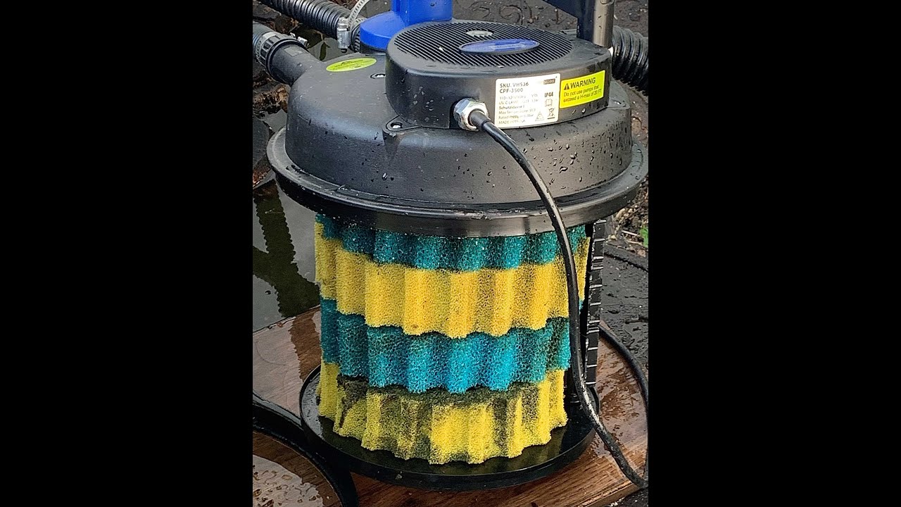 EASY CLEANING OF THE VIVIHOME 1840 GPH PRESSURE FILTER