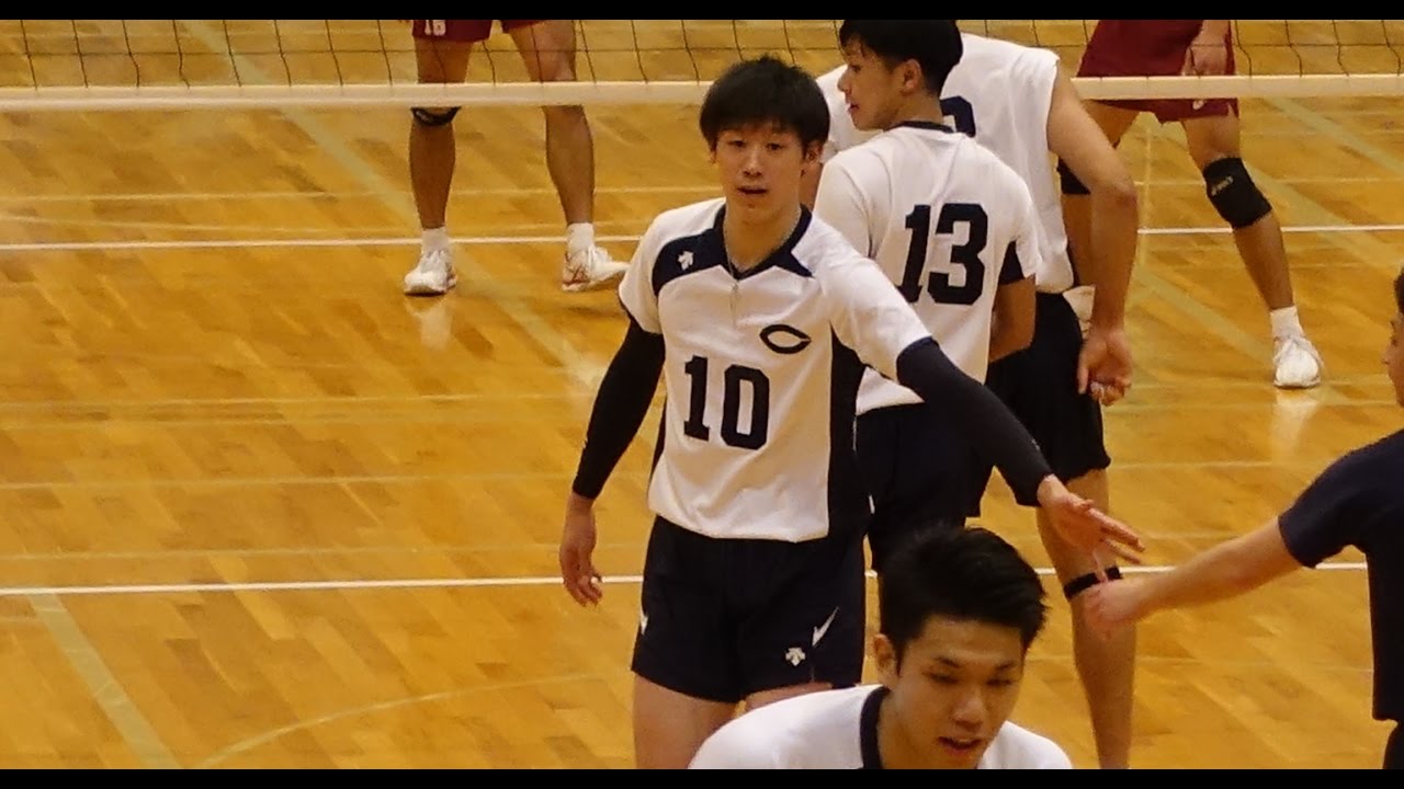 #石川祐希 vs #喜入祥充 中央vs早稲田 4セット目 全日本インカレ2016準決勝 男子バレーボール Japan volleyball