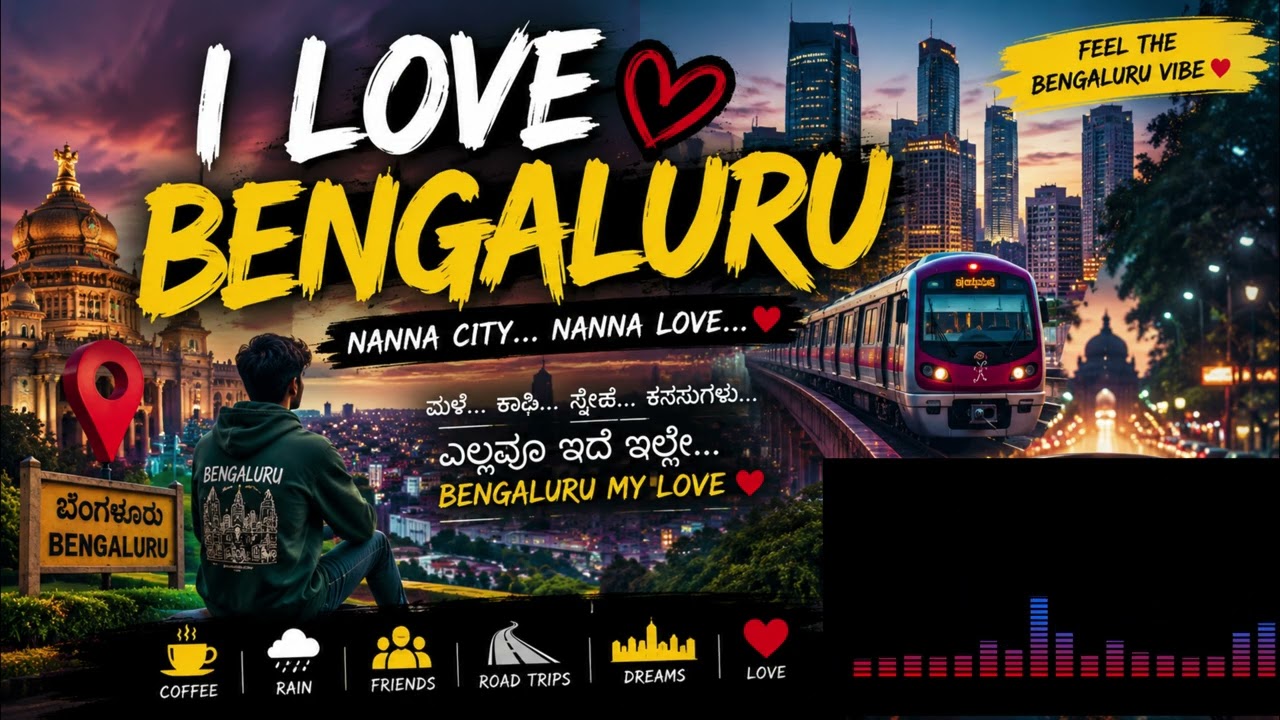 ❤️ I Love ಬೆಂಗಳೂರು | Kannada Track | Feel the City Vibes