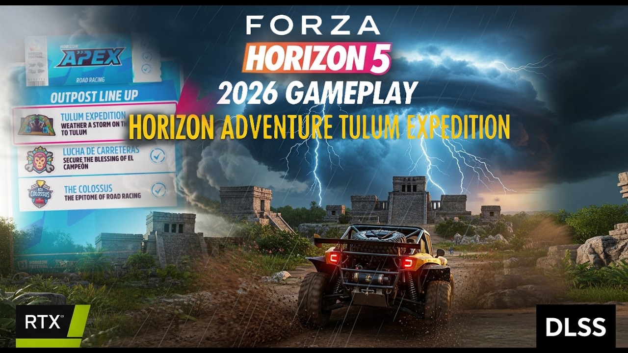 Unforgettable Adventures ! 🏎️ Dive Into Forza Horizon 5 2026 Gameplay: Tulum Expedition Awaits! 🌴