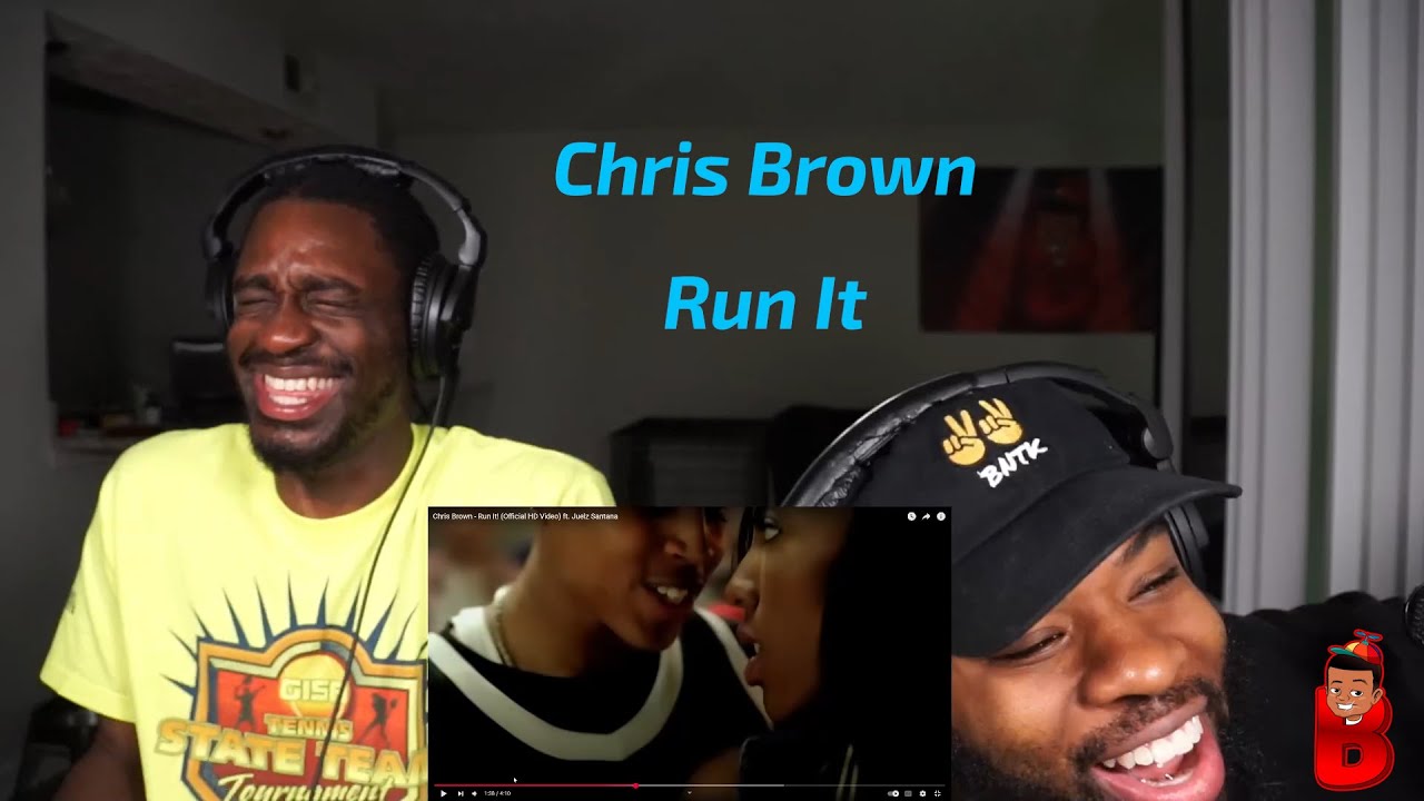 Впервые реагирую на клип Chris Brown ft. Juelz Santana - Run It! | Babanthekidd (Official Music V...