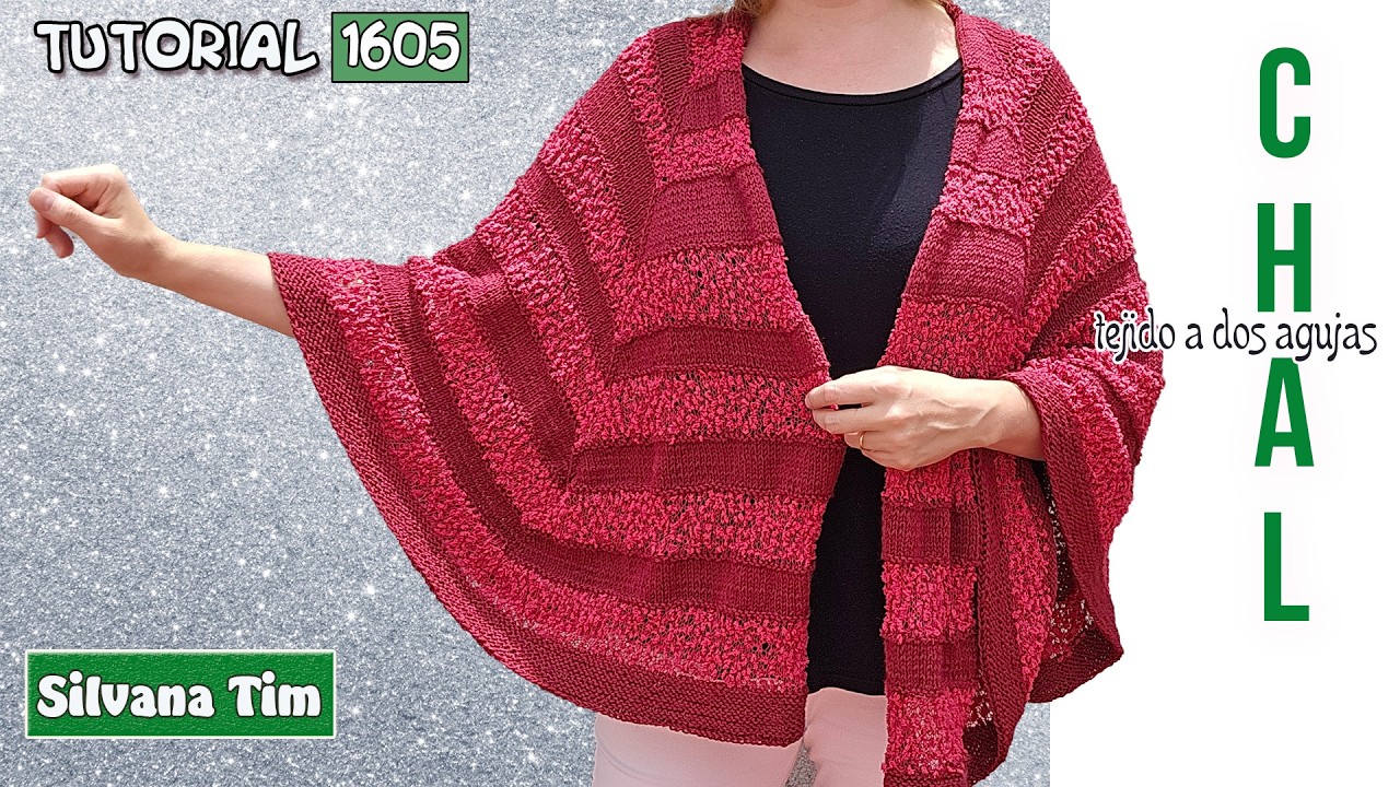 Впечатляюще и легко! Научитесь вязать шаль ROJO PASIÓN с уникальным узором ✨