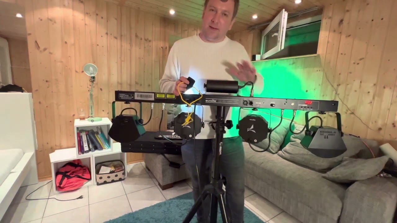 Erklärung Lichtstativ Eurolite KLS Laserbar