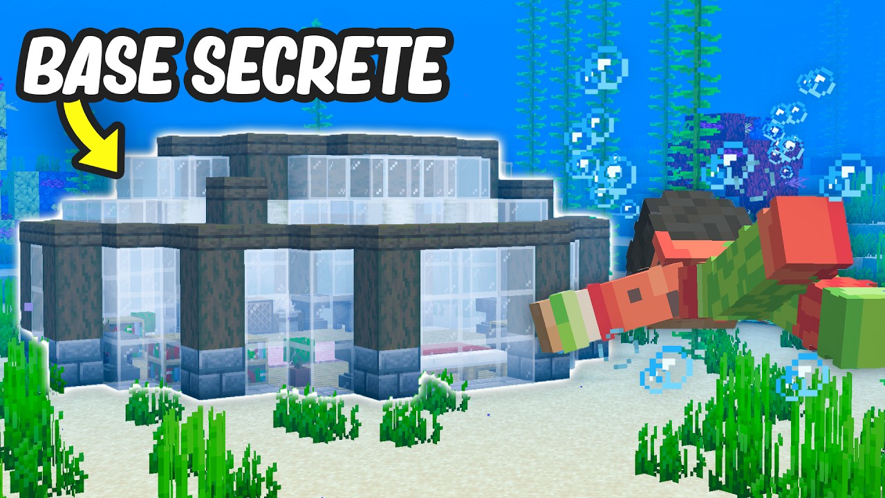 J'ai construit une BASE Sous Marine sur mon Oneblock Minecraft
