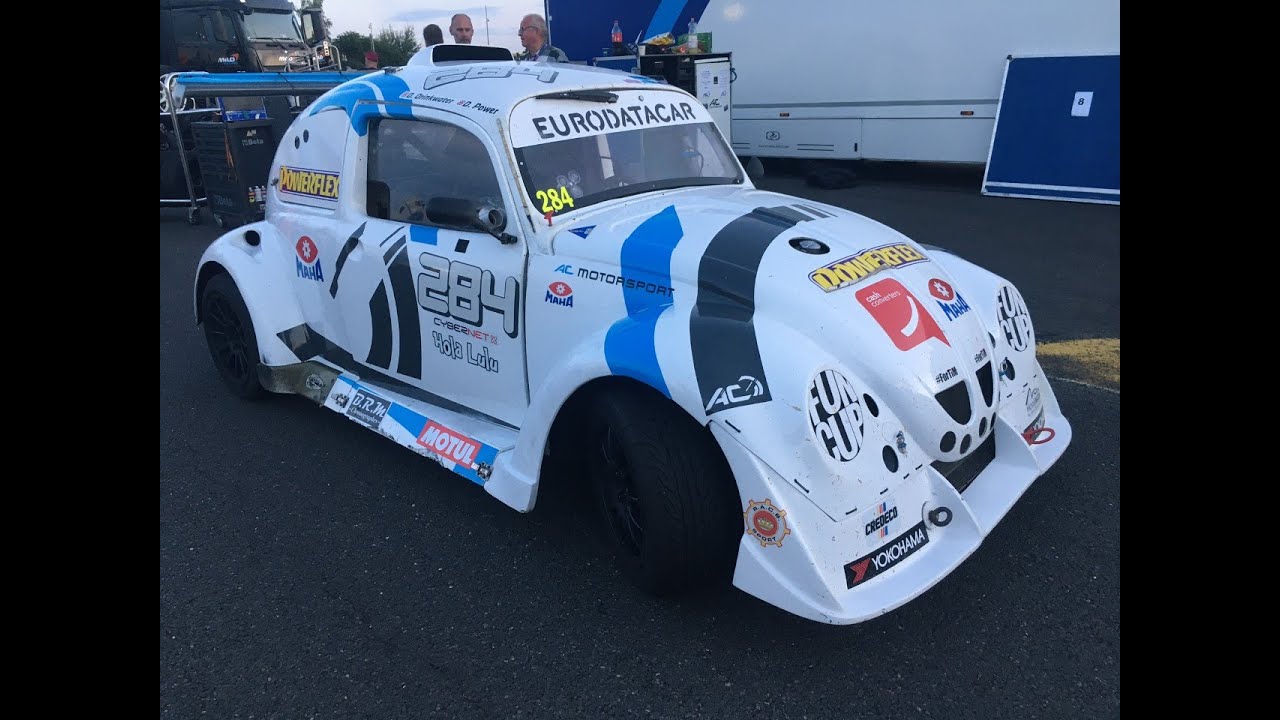 Funcup Le Mans 5hr race start onboard car no 284 - AC Motorsport