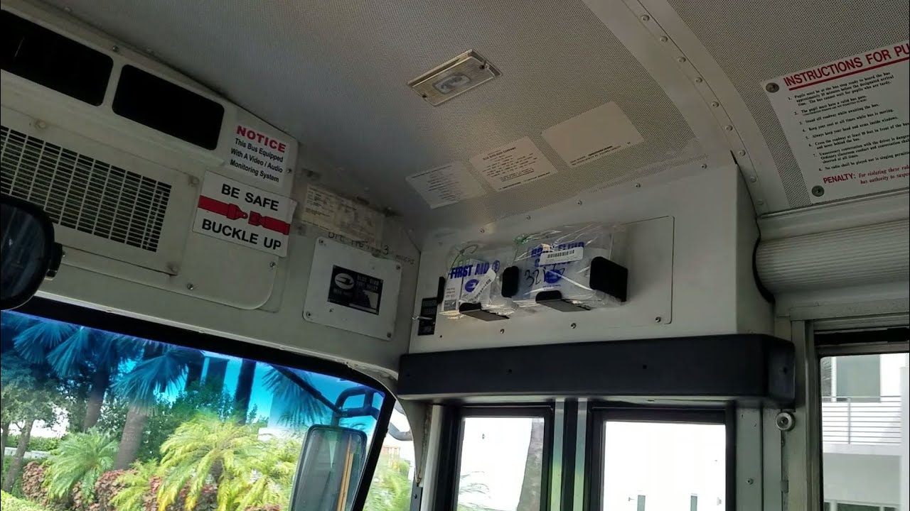 Miami Dade District School Bus BlueBird Vision 2013 AM route 