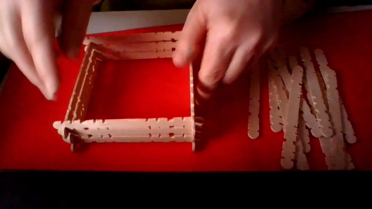 Build with Skill Sticks (Popsicle sticks with notches)