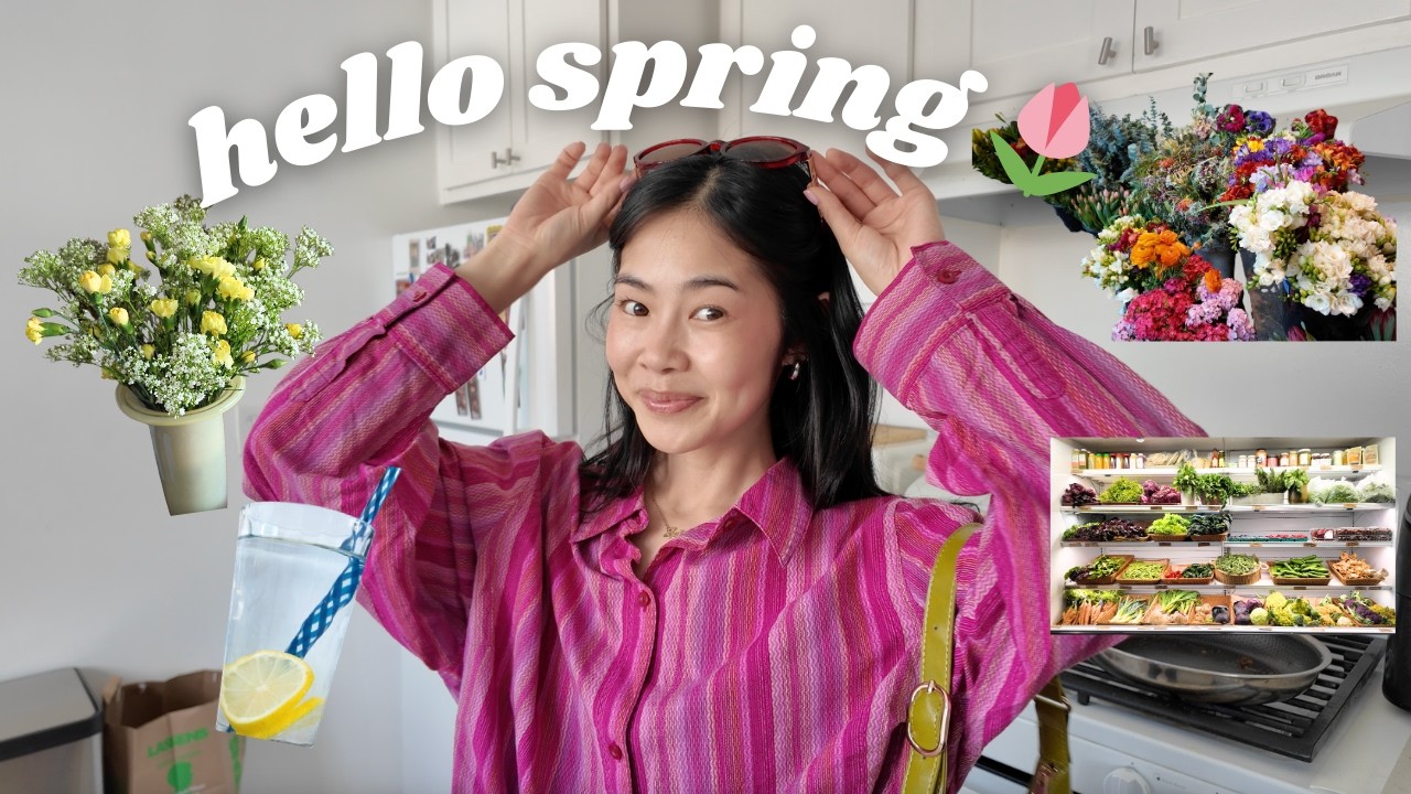 Welcome Spring 🌸 Hello March Vlog | Farmers Market, Auditions & New Season Energy