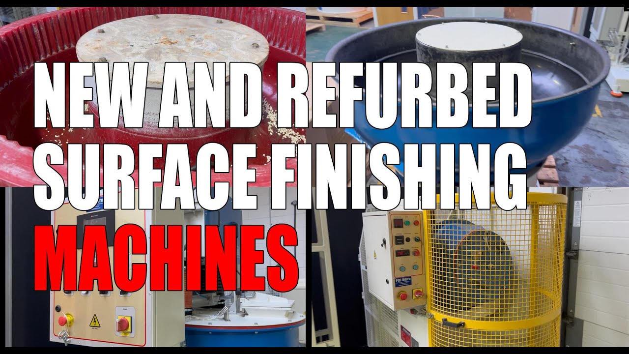 New and refurbished surface finishing machines
