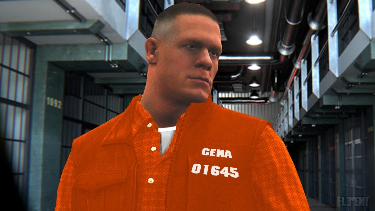 WWE 2K Story - John Cena Goes to Jail? (WWE GTA Mods)