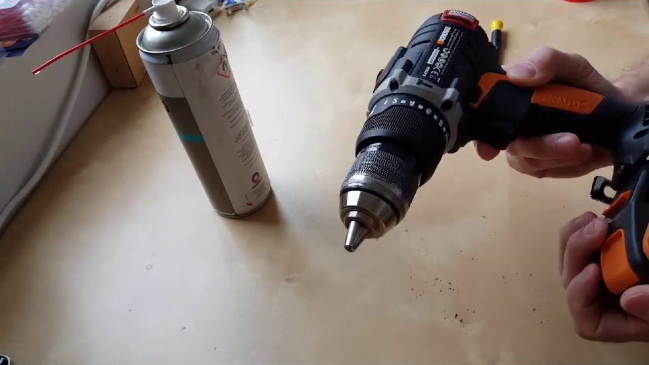 Worx 373.2 drill  sometimes wont work ,switch cleaning,