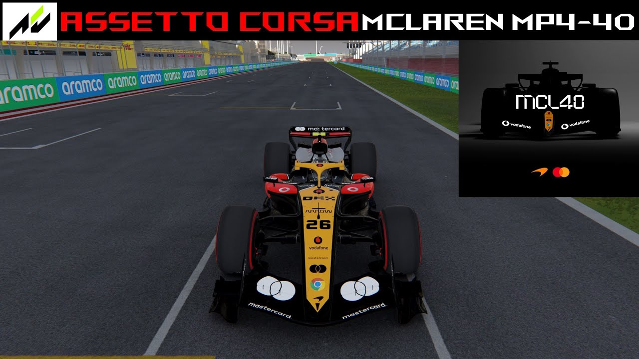 Assetto corsa shakedown 2026 MCLAREN MCL40