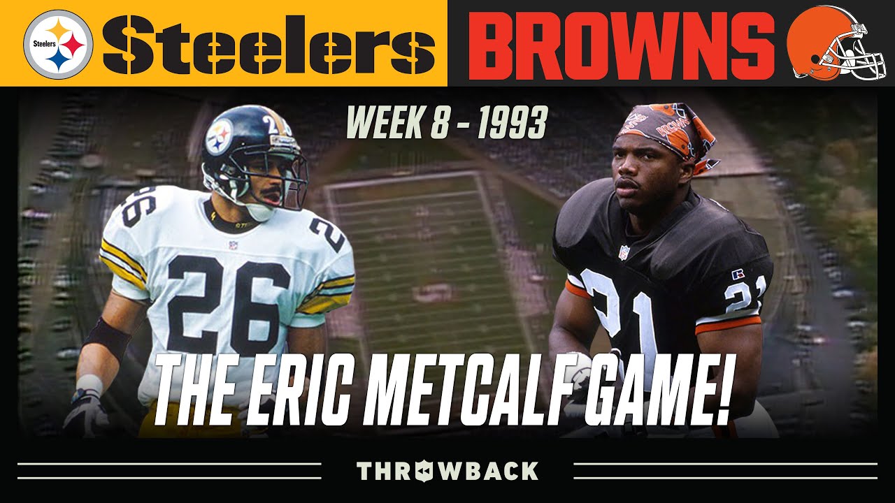 Iconic Rivals Clash in an Instant Classic! (Steelers vs. Browns 1993, Week 8)