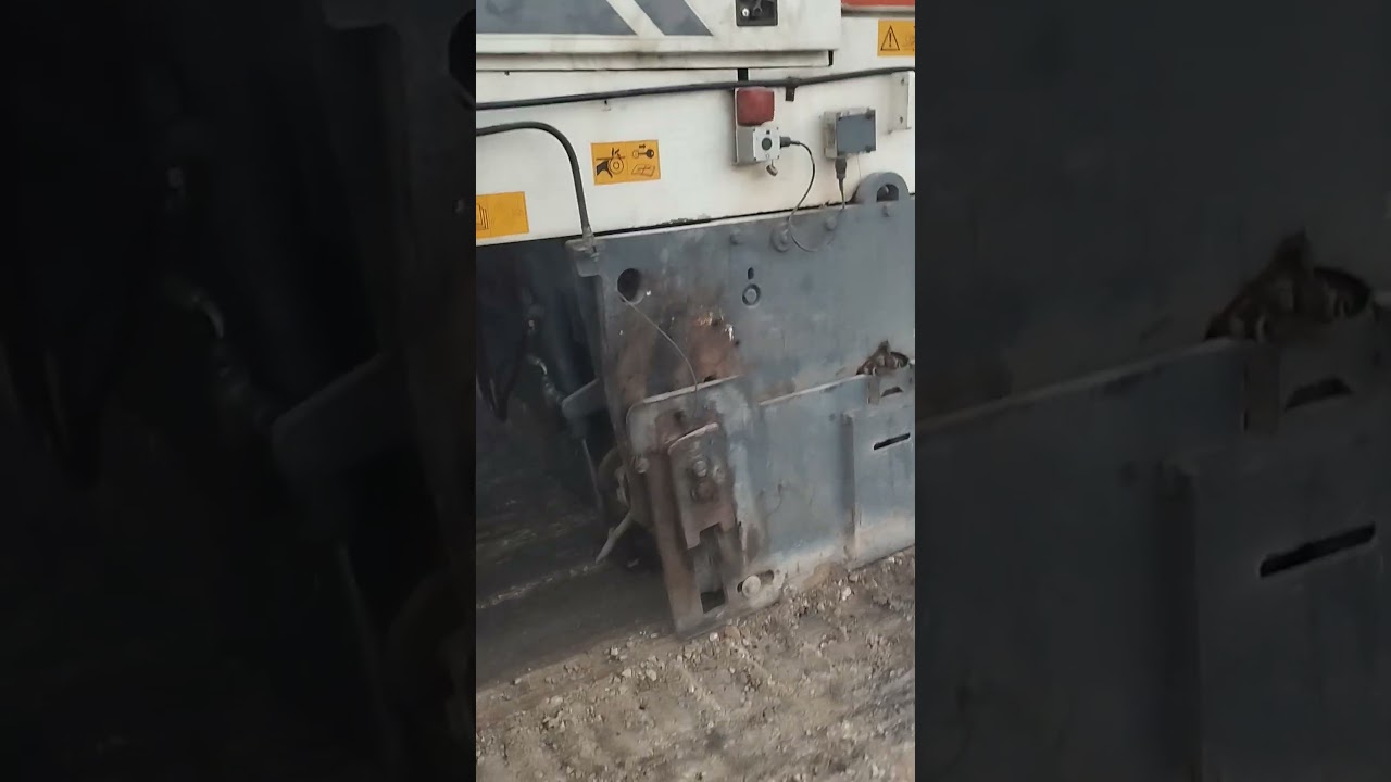 Asphalt grinding with #Wirtgen #w2000 machine.  It looks good .