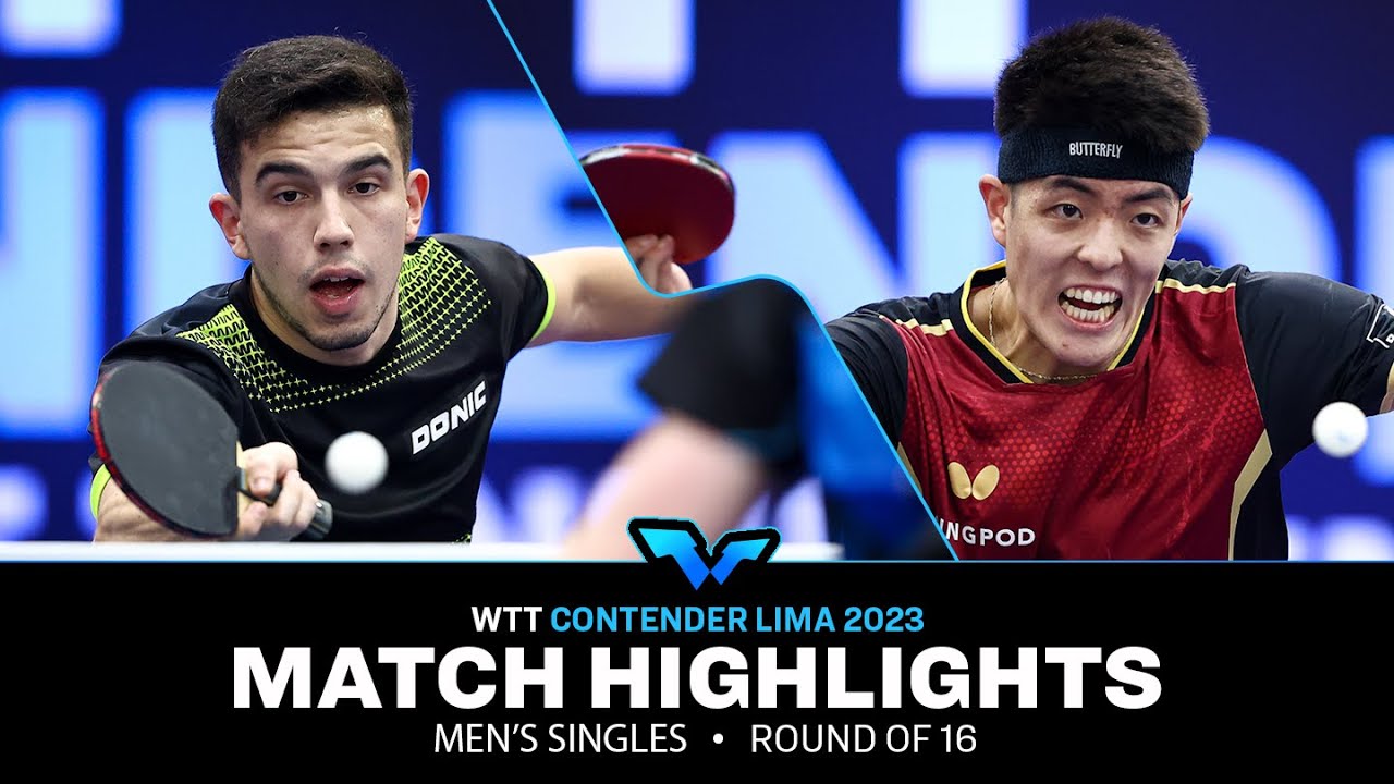 Horacio Cifuentes vs Dang Qiu | MS R16 | WTT Contender Lima 2023