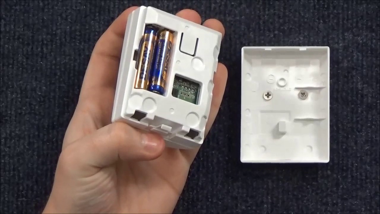 My Alarm Center - How to Change Batteries in a Qolsys Motion Detector