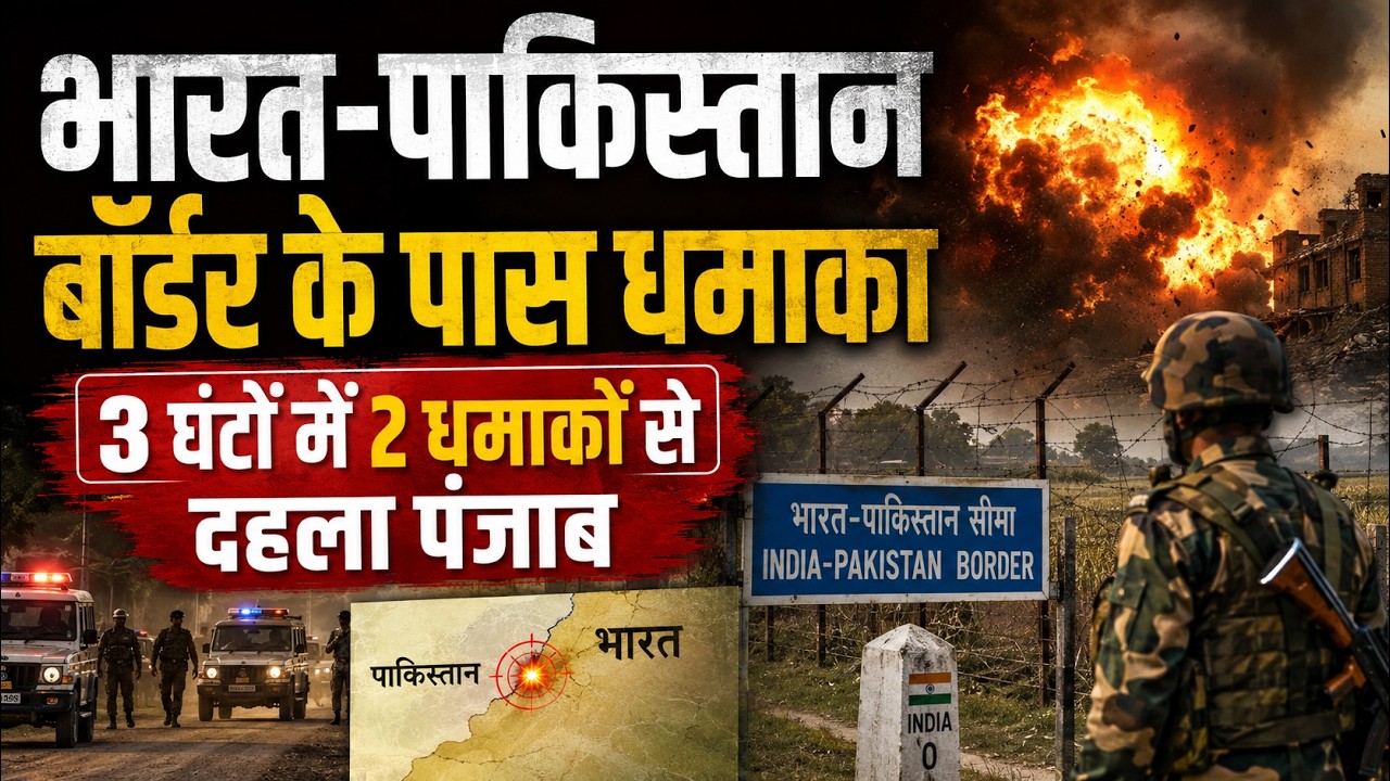 Punjab Blast News: India-Pakistan Border के पास धमाका | 3 घंटों में 2 धमाकों से दहला पंजाब