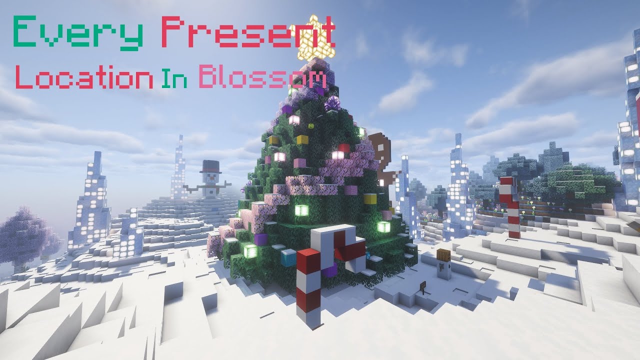 ALL 25 Present Locations in Blossom | Fairytales SMP (Christmas Event)