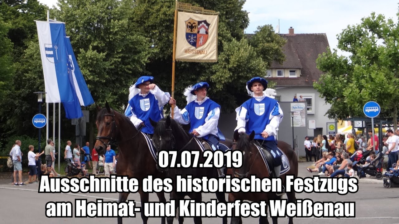 Festzug am Heimat- und Kinderfest Weißenau am 07.07.2019