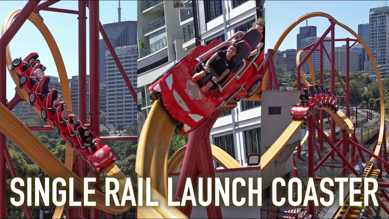 Big Dipper Review Luna Park Sydney | Australia's Only Single Rail Coaster | First Intamin Hot Racer