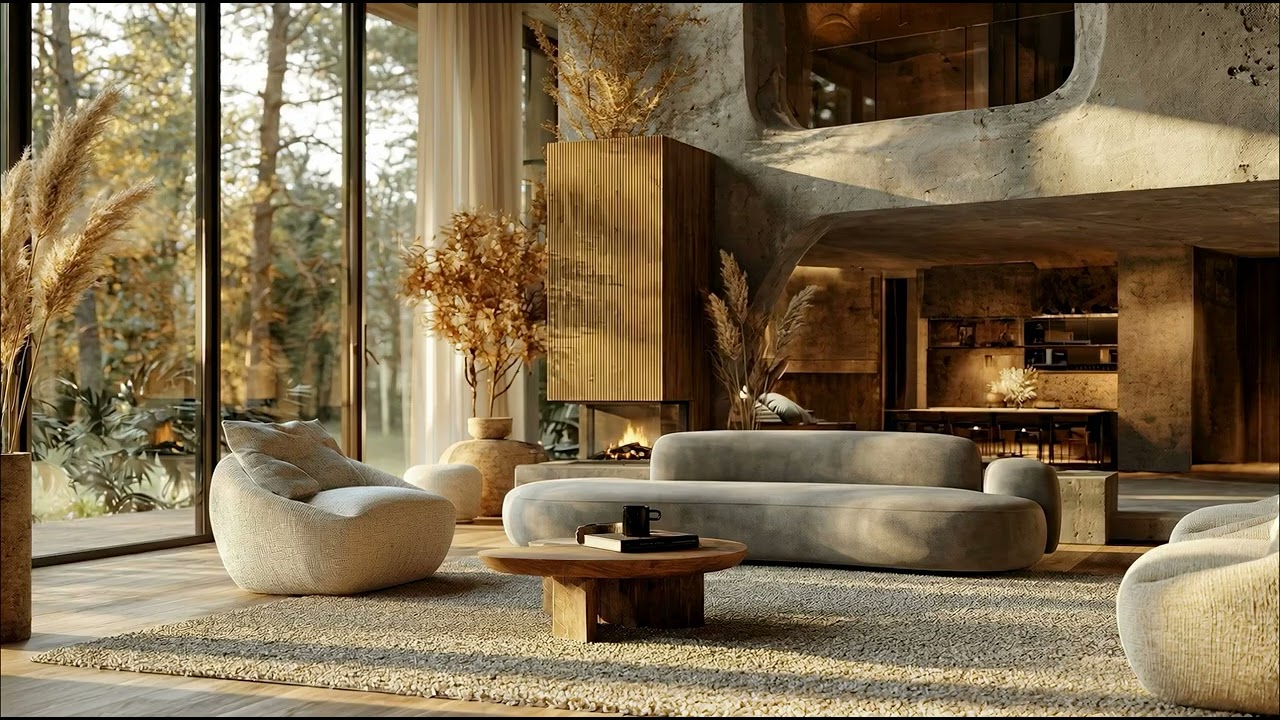 2 Hours Smooth Jazz for Relaxation | Cozy Luxury Ambience, Fireplace & Calm Evening Mood