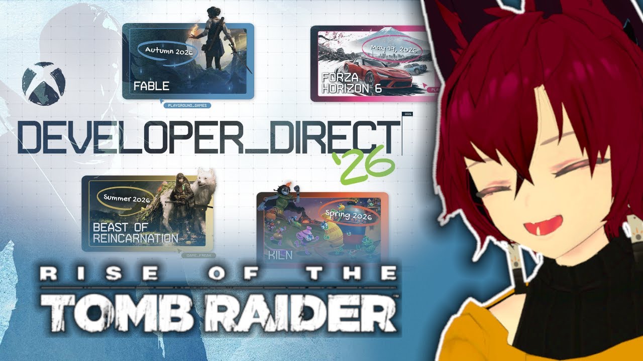 Xbox Developer Direct Showcase 2026 reaaction! Tomb Raider marathon DAY 6 - 1/22/2026