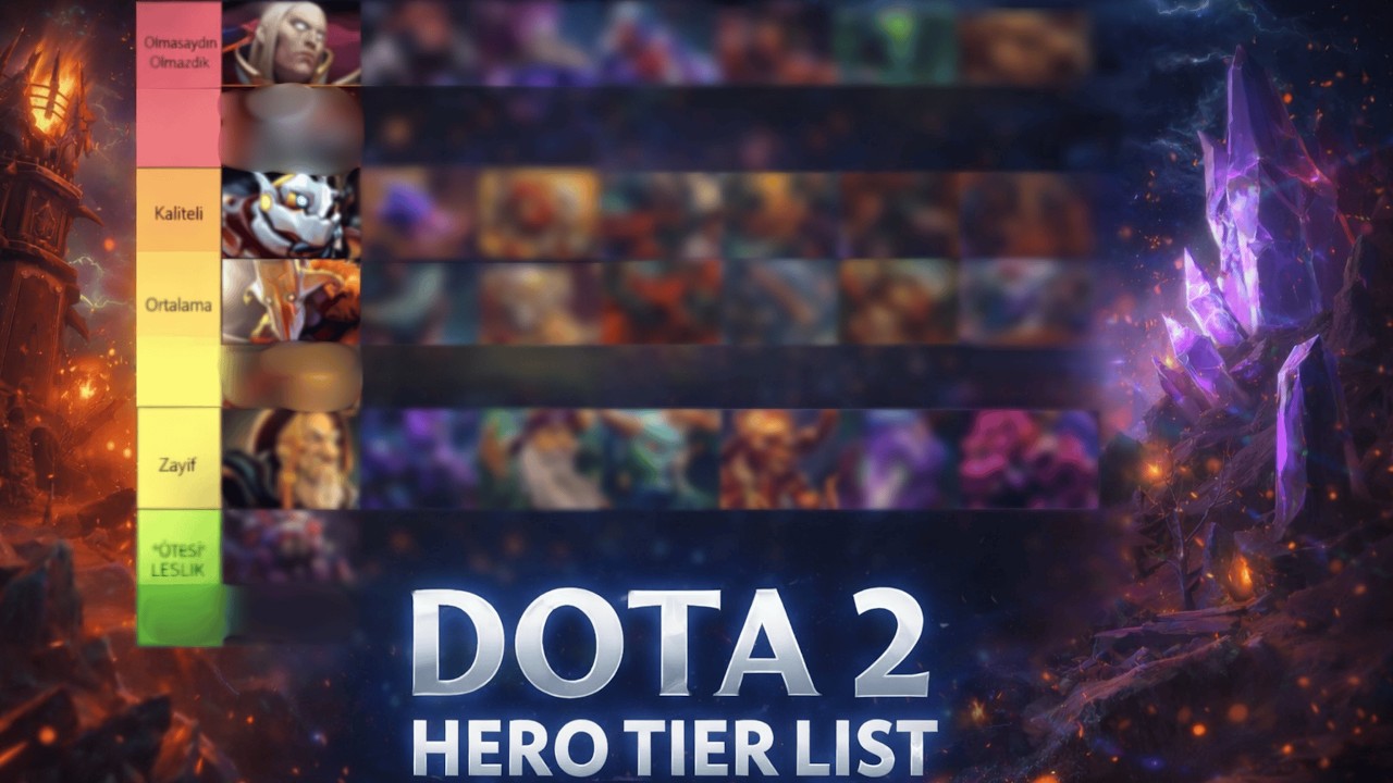 DOTA 2 TIER LIST TÜM ZAMANLAR | PART 3 SON | DOTA 2 TÜRKÇE